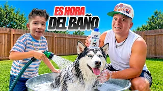 BAÑAMOS A ARCHIE (SALIÓ MAL)😱