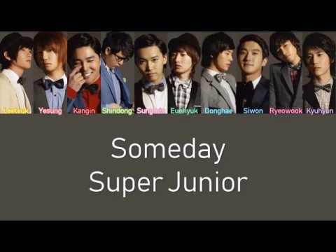 Download MP3 Super Junior Someday Lyrics