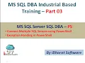 03 Connect Multiple SQL Servers using PowerShell Exception Handing in PowerShell