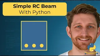 Structural engineering calculation using only Python basics Simple RC Beam