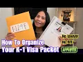 Our K-1 Visa Packet How To Assemble I-129F Application What Documents You Need