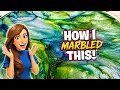Marbling This Was So Easy A Beginner Can Do This You Must Try This Technique