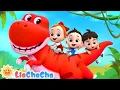 Lagu 🔴Dino Finger Family Song | Baby Shark | Sharing Is Caring | Nursery Rhyme \u0026 Kids Songs | LiaChaCha