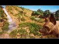 🌵 Natural striped hyena habitat in the desert | Majah Zoo | Planet Zoo | speedbuild 🌵
