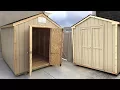 Building a pre-cut wood shed - Side-by-side review