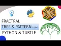 Draw Fractal Tree Draw Pattern Using Turtle in Python l KNOWLEDGE DOCTOR l Python Graphics