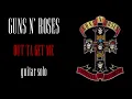 Guns N' Roses - Out Ta Get Me guitar solo lesson (with tablatures and backing tracks)