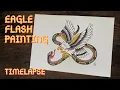 EAGLE vs SNAKE Tattoo Flash Timelapse