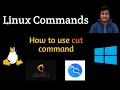 10 How to use the cut command in Linux l Cut l -10 l Linux Commands l Cognitive Hub