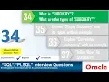 Oracle PL SQL interview question What is SUBQUERY and its types