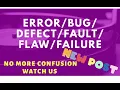 SOFTWARE TESTING----------MAJOR DIFFERENCE BETWEEN FLAW
