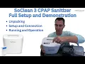 SoClean 3 Setup and Demo