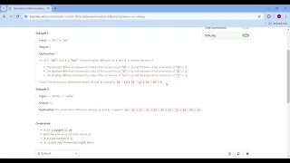 100296 Permutation Difference between Two Strings LeetCode Contest