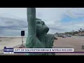 Galveston Seawall breaks Guinness World Record for longest walkway