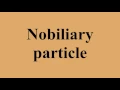 Nobiliary particle