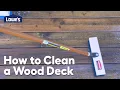 How to Clean a Wood Deck Guide