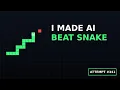 Using AI to make snake and then beat it