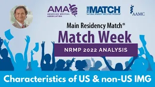 US Medical Residency 2022 Match analysis NRMP Part II US non-US IMG applicants My Take