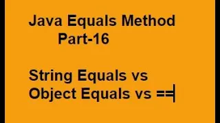 Java equals method vs String equals method