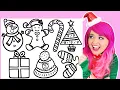 Coloring My Favorite Christmas Things Coloring Pages Crayola Crayons Prismacolor Markers