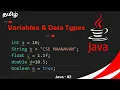 Variables Datatypes Java - 2 Tamil