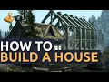 Skyrim Hearthfire DLC - How To Build a House and Find Building Materials