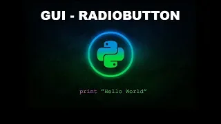 Radiobutton - Python Programming