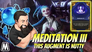 Meditation III - This Augment is NUTTY | TFT Neon Nights | Teamfight Tactics