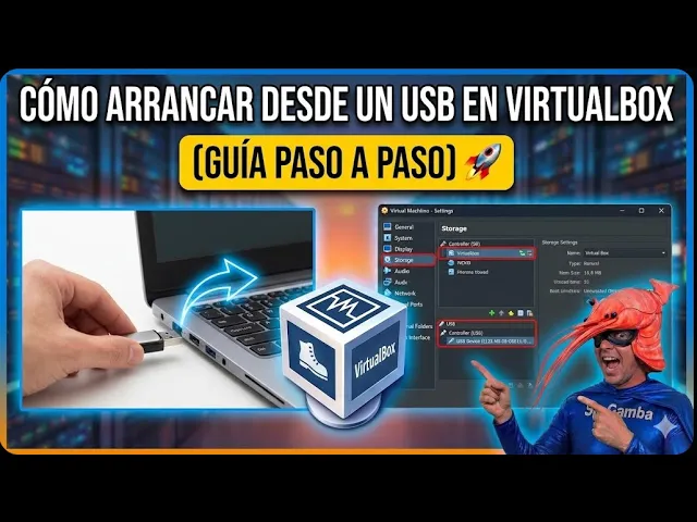 Cómo ARRANCAR desde un USB en VirtualBox (Guía Paso a Paso) 🚀
