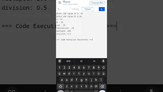 PYTHON TUTORIAL ADDITION SUBTRACTION MULTIPLICATION AND DIVISION OF TWO NUMBERS