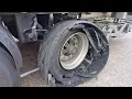 A trailer with blown out tyre destroyed mud wing and airbag let s get it repaired at ken s jobs