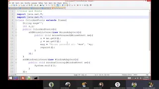 Java AWT Colors and Fonts