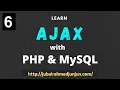 ajax with php MySQL bangla tutorial part-6
