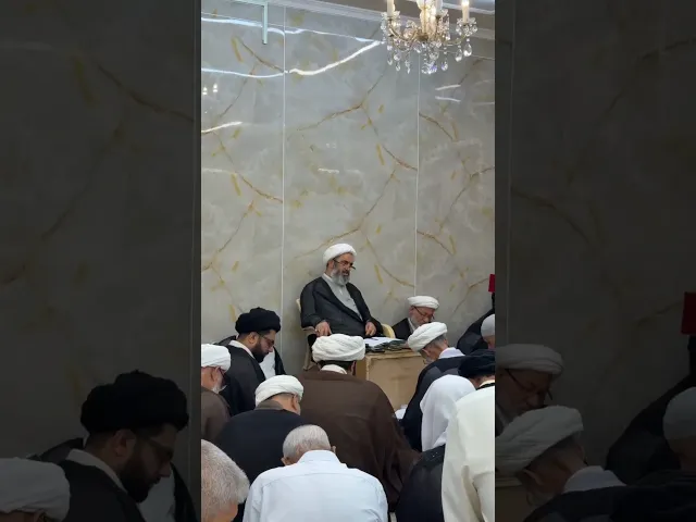 ⁣الدروس الحوزوية في مدرسة الامام الحسين عليه السلام الدينية داخل الصحن الحسيني الشريف
