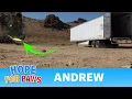 German Shepherd abandoned in a landfill 2 dogs They were taken away leaving him behind