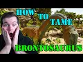 Ark How To Tame a brontosaurus - Beginners Tips and Tricks ASA Survival Ascended Guide to Taming