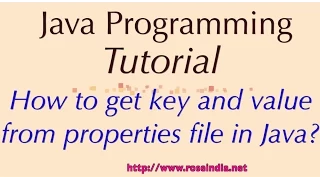 How to get key and value from properties file in Java