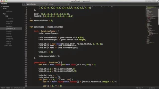 Asteroids HTML5 Game Programming Tutorial javascript