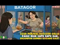 AZAB PENJUAL BATAGOR CULAS PAKAI IKAN SAPU SAPU DAN DICAMPUR BUMBU KACANG BASI  || ANIMASI AZAB