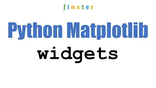 Matplotlib Widgets -