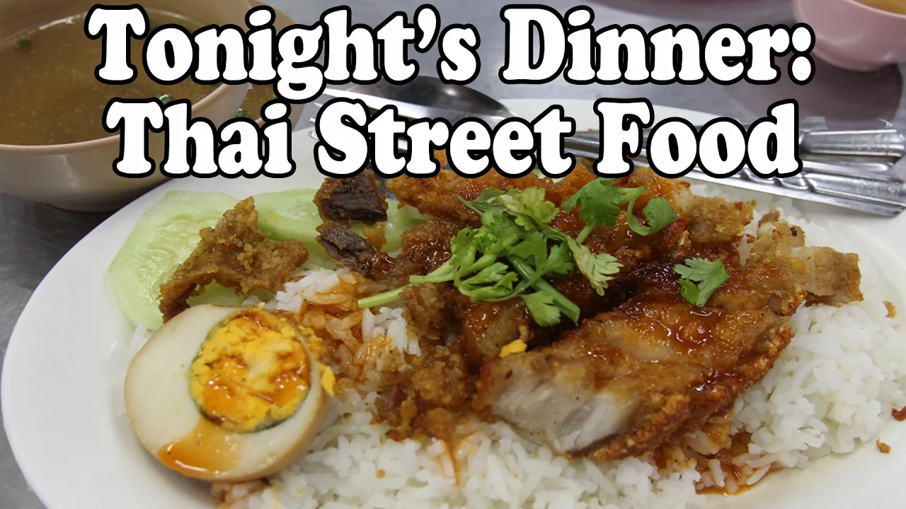 Thai Street Food: Buying & Eating Phuket Street Food at a Night Market in Thailand