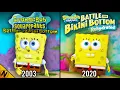 Spongebob Battle for Bikini Bottom - Rehydrated vs Original Direct Comparison