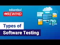 Types of Software Testing Software Testing Certification Training Edureka Rewind - 5