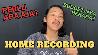 yang diperlukan buat bikin home recording di rumah u0026 budget nya