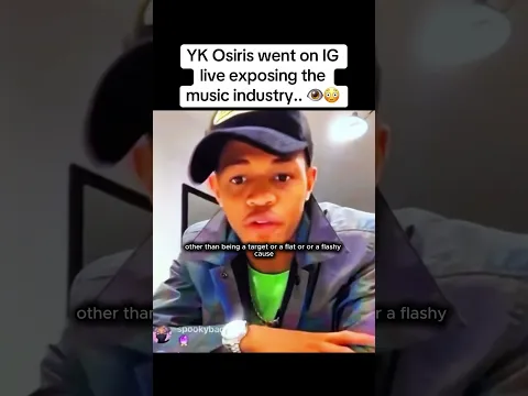 YK Osiris tried to warn us about the music industry.. 👁️😳