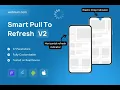 FlutterFlow Pull to Refresh Widget Elastic Drop