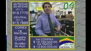 NACIONAL TV NO AR BOB GALEBE 03 07 1993