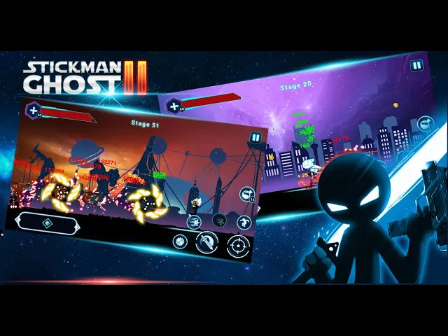 ⚔️STICKMAN GHOST 2: Galaxy Wars - Shadow Action RPG⚔️ ANDROID/IOS