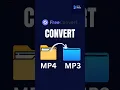 “Convert MP4 to MP3 in Seconds (FREE \u0026 Easy!) 🔥”