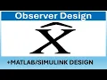 Observability State Observer Design in Full Tutorial